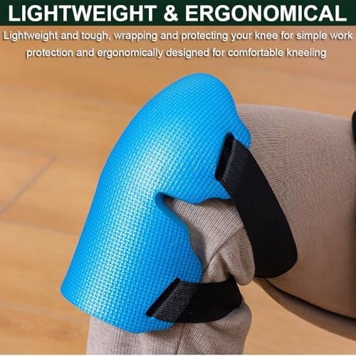 SUJAYU 2 Pack Gardening Knee Pads for Women, Soft Foam Knee Pads for Men Construction, Work Knee Pad for Women Men, Rodilleras Para Roofing Rodilleras Para Trabajo (Green)