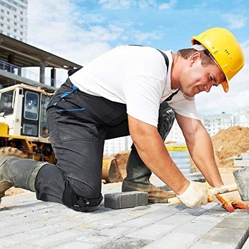 BALENNZ Professional Knee Pads for Work - Heavy Duty Foam Padding Gel Construction Knee Pads with Strong Double Straps – Comfortable Knee Protection for Indoor and Outdoor Use (Knee High)