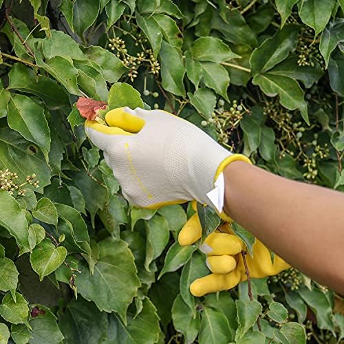 HANDLANDY 2/3/6 Pairs Womens Gardening Gloves, Garden Gloves for Women