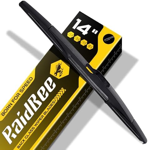 Rear Wiper Blade 14 inch, OEM Replacement for Ford Edge 2007-2014, Nissan Versa 2010-2007, 2012 +More Rear Windshield Wiper (H353/14-D)