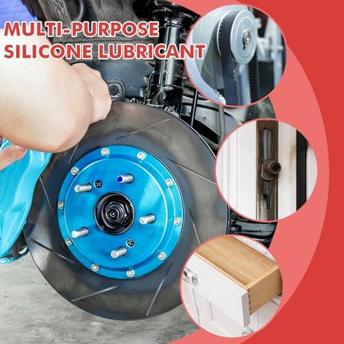 ZDBB Brake Silicone Grease Brake Caliper Guide Pin Lubricant High Temperature Caliper & Pad Lube, Waterproof, Safe for Rubber O-Rings Automotive Grease for Quiet & Smooth Braking 1oz (2-Pack)