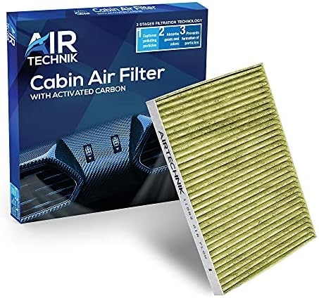 AirTechnik CF11663 PM2.5 Cabin Air Filter w/Activated Carbon | Fits Buick Enclave 08-17, Chevy Traverse 09-17, GMC Acadia 07-16, Acadia limited 17, Saturn Outlook 07-10 - 20958479