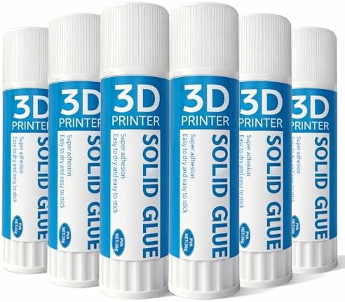 3D Printer Glue Stick 3D Printer Bed Adhesive Solid Glue Sticks 6Pcs