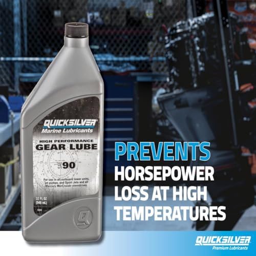 Quicksilver SAE 90 High Performance Gear Lube Tube, 8 oz