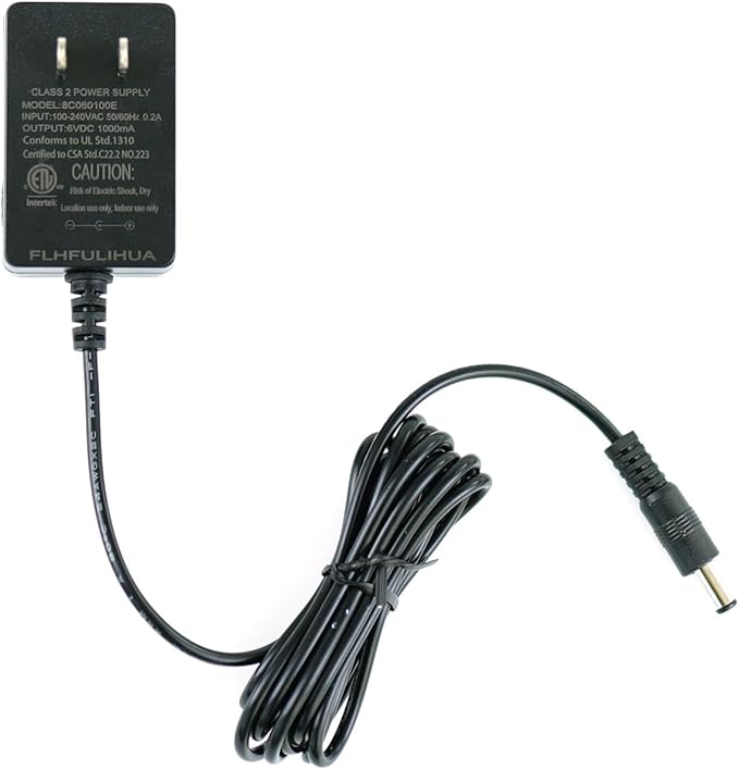 6V Battery Charger for Ride On Toys Universal 6 Volt Bumper Car Charger for Flybar Kidzone Best Choice Products SUV Dynacraft Huffy Electric Cars Class 2 Power Supply