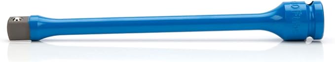 Steelman 1/2-Inch Drive 80 ft-lb Torque Extension for Impact Wrench, 8-inch Extension, Corrosion-Resistant Powder-Coated Steel, Blue