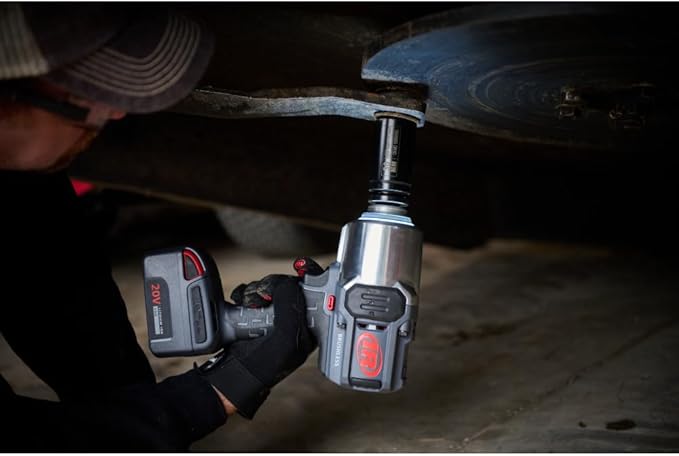 Ingersoll Rand W8191 1" 20V Cordless Impact Wrench Bare Tool, 2000 ft-lb Torque, Friction Ring Thru-hole, Pistol