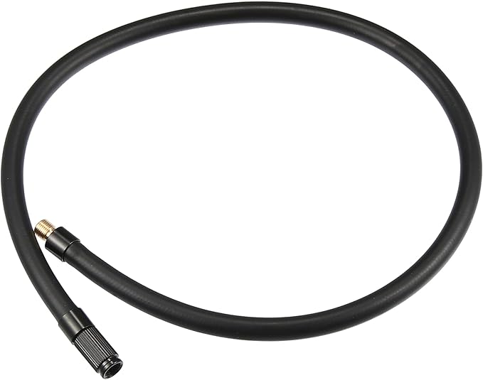 X AUTOHAUX 60cm Threaded Tire Inflator Extension Hose Chuck Adapter Air Pump Tube Tire Valve Connection Pipe for Car Truck Bike MTB Copper Rubber