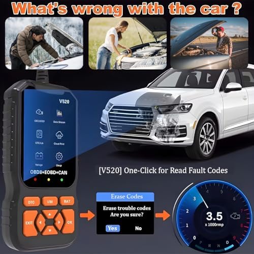 V520 OBD2 Automotive Diagnostic Scanner and Code Reader