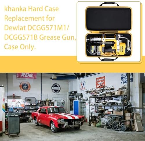 khanka Case for Dewalt 20V Cordless Electric Grease Gun DCGG571M1/DCGG571B