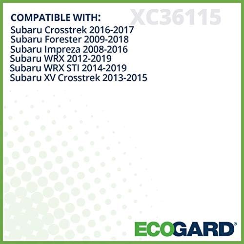 ECOGARD XC36115 Premium Cabin Air Filter | Fits 2009-2018 Subaru Forester 2.5L; 2008-2016 Impreza 2.0L; 2014-2015 XV Crosstrek 2.0L; 2008-2014 Impreza 2.5L