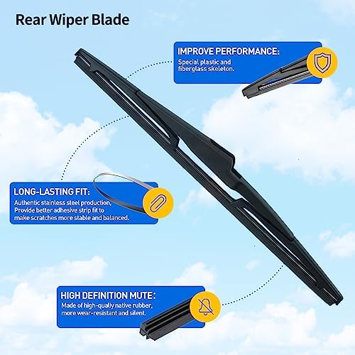 Rear Windshield Wipers for Hyundai Santa Fe 2019-2021