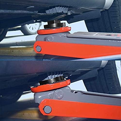 Universal Jack Pad for BMW and Mini Slotted Rubber Jack Pad Frame Rail Protector Jack Black (2 pcs)