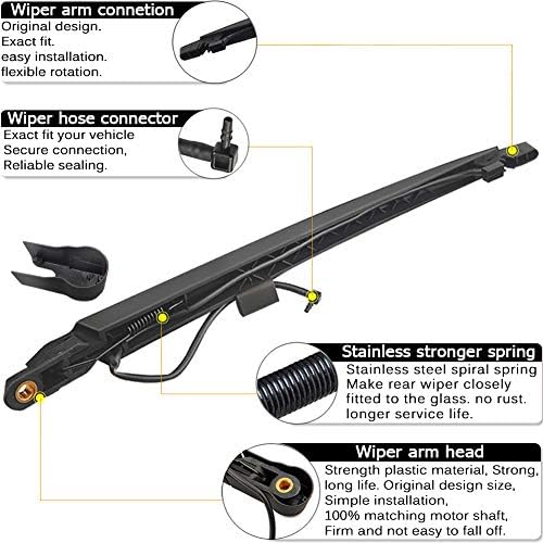 Rear Wiper Arm Blade Replacement for GMC Yukon Chevy Tahoe Suburban