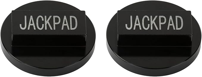 2PCS Jack Pad Adapter Black Aluminium Replacement for BMW 135 335 535 E82 E88 E46 E90 E91 E92 E93 E38 E39 E60 E61 E63 E64 E65 E66 E70 E71 E89 X5 X6 X3 1M M3 M5 M6 F01 F02 F30 F10