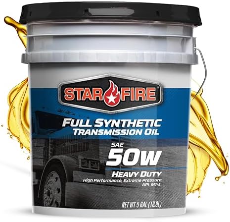 STARFIRE Full Synthetic SAE 50W HD Manual Transmission Oil – 5 Gallon Pail