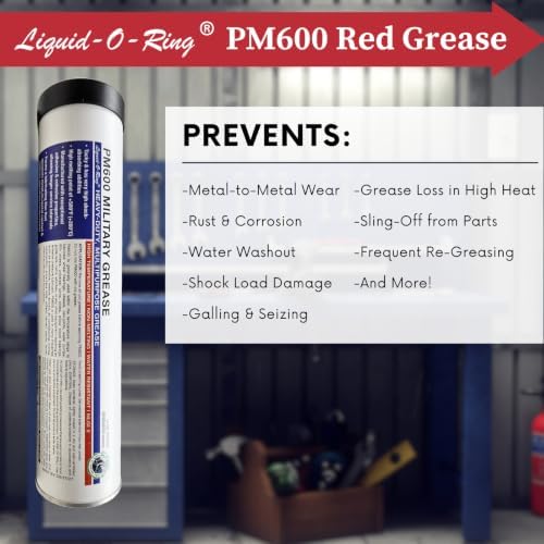 PM600 NLGI 2 High-Temp Red Multi-Purpose Grease (14oz)