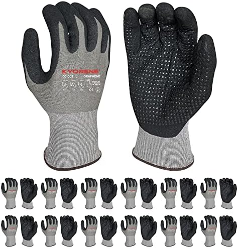 Armor Guys 00-003 Kyorene Grip Work Gloves – Graphene-Coated Grip