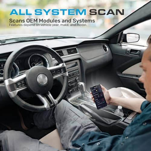 BLCKTEC 430 Bluetooth OBD2 Scanner for iPhone & Android, No Subscription Fee, OBDII Car Code Reader, Diagnose Check Engine, ABS, SRS, Airbag, Supports Vehicles 1996+