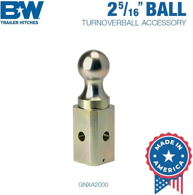 B&W Trailer Hitches GNXA2000 Turnoverball 2-5/16" Hitch Replacement Ball