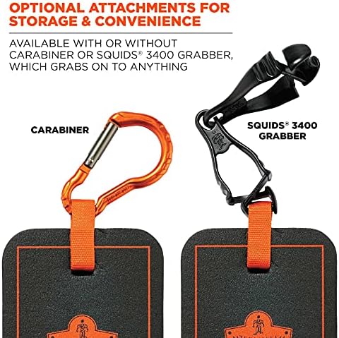Ergodyne ProFlex 365 Mini Kneeling Pad with Glove Grabber, 4" x 6" x 1, Black