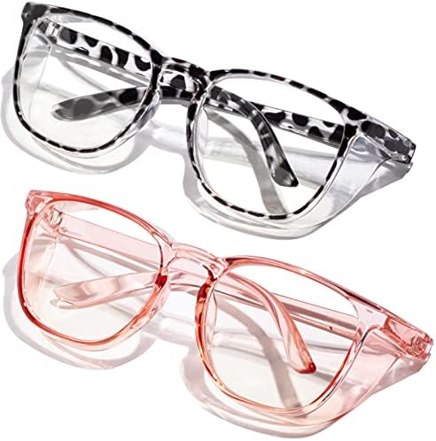 Safety Glasses Anti Fog Clear Blue Light Blocking Eye Protection Nurse Goggles for Women Men