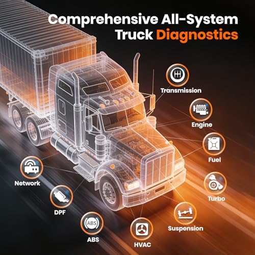 ANCEL X7HD PRO Heavy Duty Truck Scanner with 42+ Functions & ECU Coding