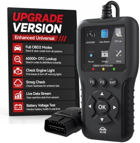 Safescan OBD2 Scanner Enhanced Universal, Car Diagnostic Tool(Black)