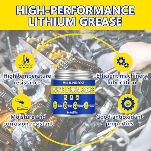 AstraVox Multi-Purpose White Lithium Grease, 60ml Automotive Grease