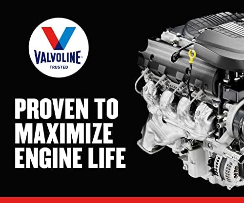 Valvoline High Mileage 150K with Maxlife Plus Technology Motor Oil SAE 5W-20 1 QT (Pack of 2)