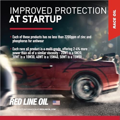 Red Line 10404 40WT Synthetic Race Motor Oil (15W40) - 1 Quart