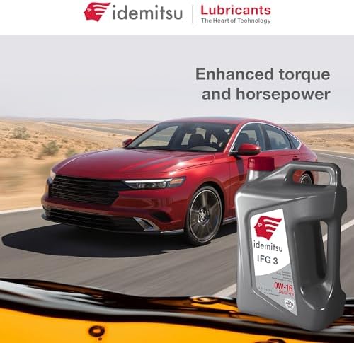 Idemitsu IFG3 0W-16 SP/GF-7B Full Synthetic Motor Oil – 5 Quart