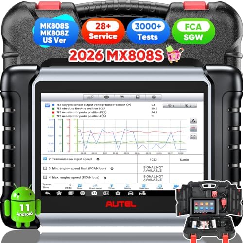 Autel Scanner MaxiCheck MX808S, 2026 US Ver of MaxiCOM MK808S MK808Z