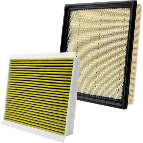 Capume 2PCS Cabin Engine Air Filter Kit JMFL3 JM7C39 Fits for 2015-2025 2026 F-150 F150, 2018-2024 Expedition, 2018-2024 Navigator, Replacement for CF12150, CA10262, FL3Z19N619A, 7C3Z9601A