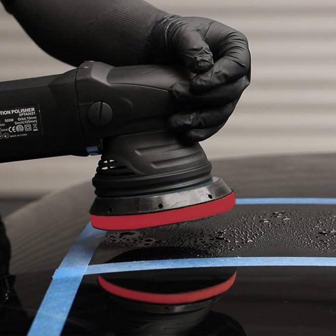 Clay Bar Pad, 5 Inch Mid Grade,1Pc Handle Grip Pad and 1 Pc Clay Bar Applicator, Synthetic for DA Polisher and Rotary Polisher for Car Detailing, Clay Bars Auto Detailing -CHMLP5MA