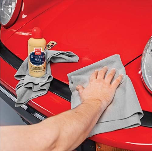 Griot's Garage Microfiber Edgeless Towels for Interior and Exterior Car Detailing and Polishing, Scratch-Free, 16” x 16”, Set of 6, 14902
