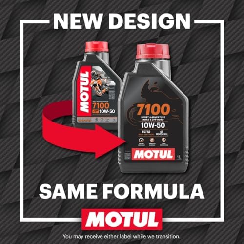 Motul 7100 4T 10W-50 Full Synthetic Motorcycle Oil - 4 L