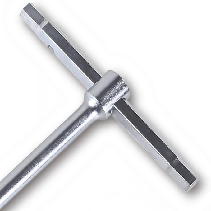 Beta 951 10mm Metric Sliding T-Handle Hex Key Allen Wrench | High Torque & Fast Spinning T-Handle Design | Calibrated Hex Ends | Made in Italy