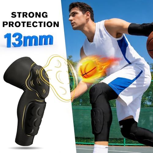 Eicolorte Knee Calf Pads with Shin Guard Protective Compression Leg Sleeves