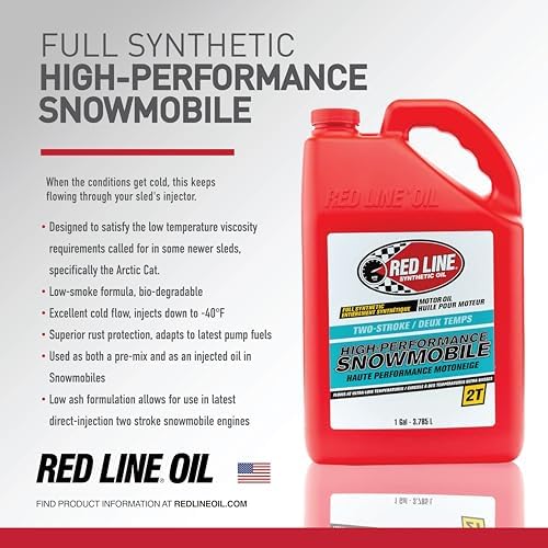Red Line 41005 Snowmobile Oil Two-Stroke Synthetic - Gallon