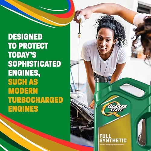 Quaker State Full Synthetic 5W-20 Motor Oil, 5-Quart