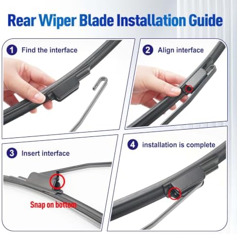 AJK 14 Inch Rear Wiper blade for Honda Civic 2016-2021