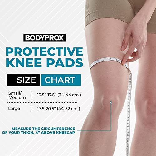 Bodyprox Protective Knee Pads, Thick Sponge Anti-slip Knee Sleeve
