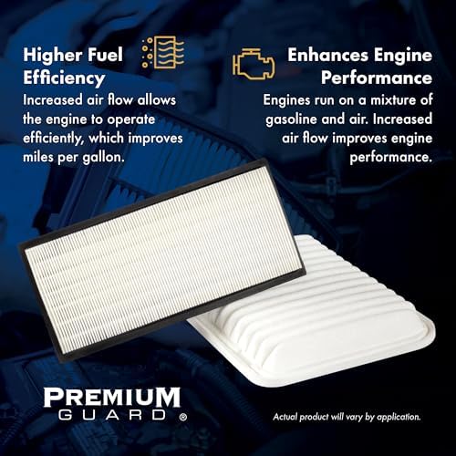 PG PA99455 Engine Air Filter | Fits 2018-2026 Jeep Wrangler 3.6L