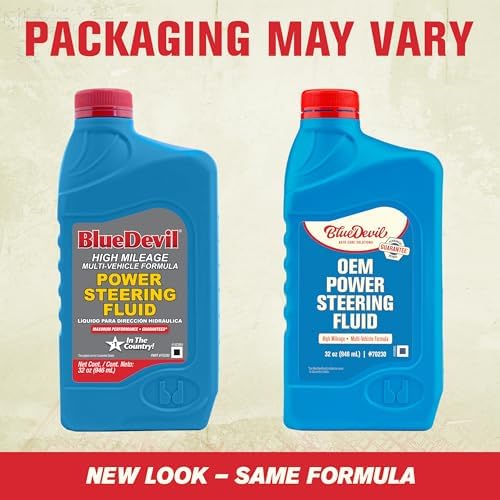 BlueDevil Products Power Steering Fluid - 1 Quart (Pack of 6)