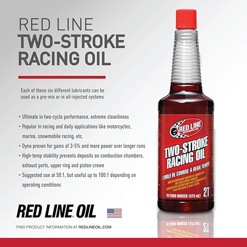 Red Line 40603 Two-Stroke Oil Racing Synthetic - 16 Ounce