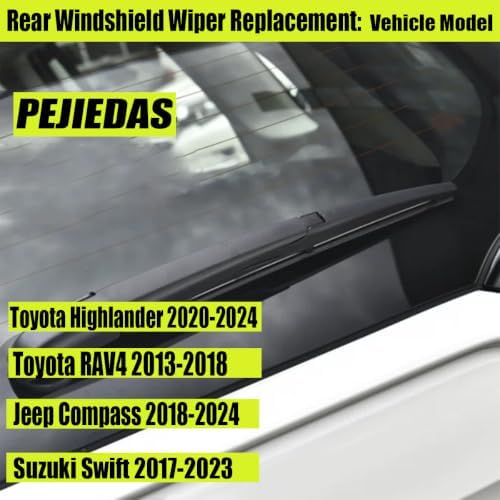 10-inch Rear Windshield Wiper Blade, Replacement for Jeep Compass 2018-2024,Toyota Highlander 2020-2024,RAV4 2013-2018 OE Style