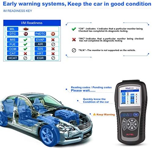 Autel MaxiLink ML519 OBD2 Scanner, 2026 OBDII Diagnostic Scan Tool