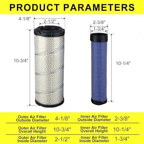 11013-7044 Air Filter Kit for Kawasaki Kohler 25 083 01-S 841497