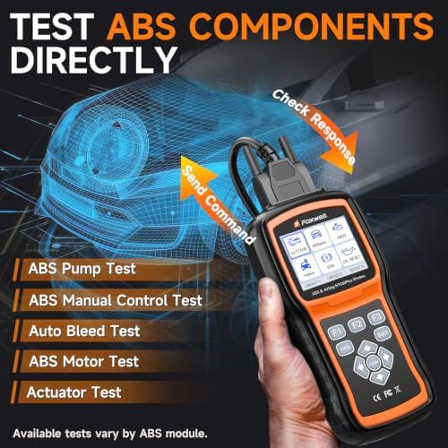 FOXWELL NT630 Plus ABS/SRS OBD2 Scanner, ABS Auto Bleed, Oil EPB SAS Resets